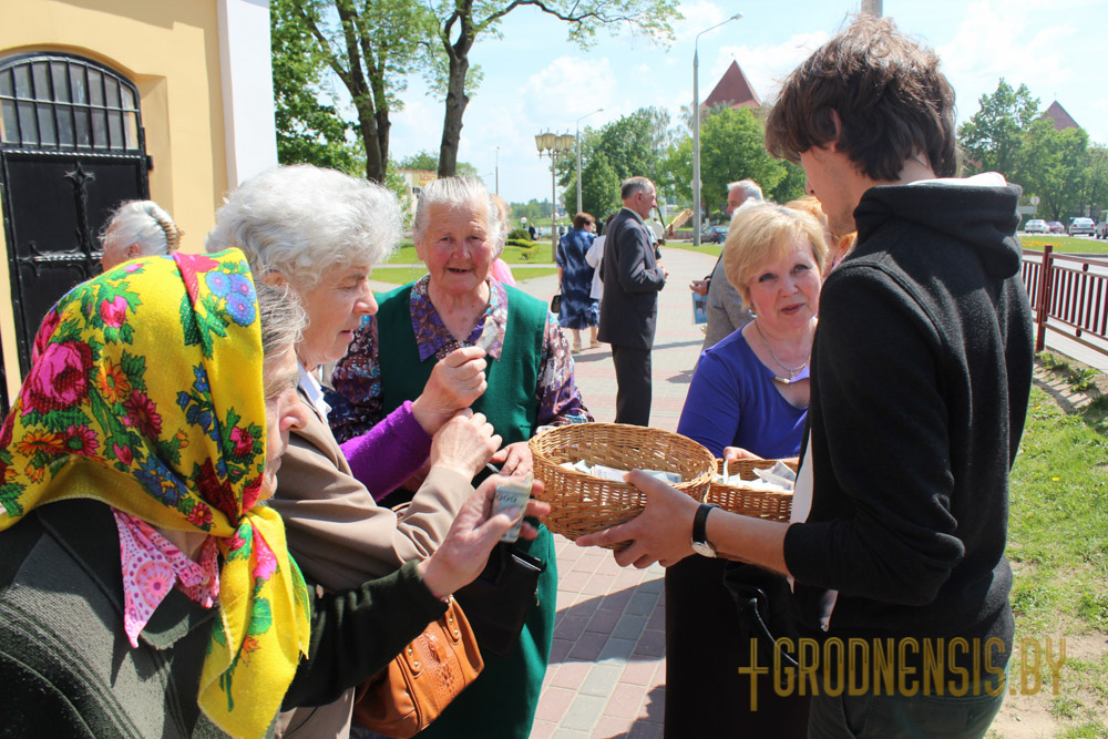 падчас збору ахвяры ў Лідзе