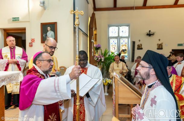 Біскуп Гродзенскі ўзяў удзел у цырымоніі ўступлення на пасаду новага Апостальскага адміністратара для грэка-католікаў у Беларусі